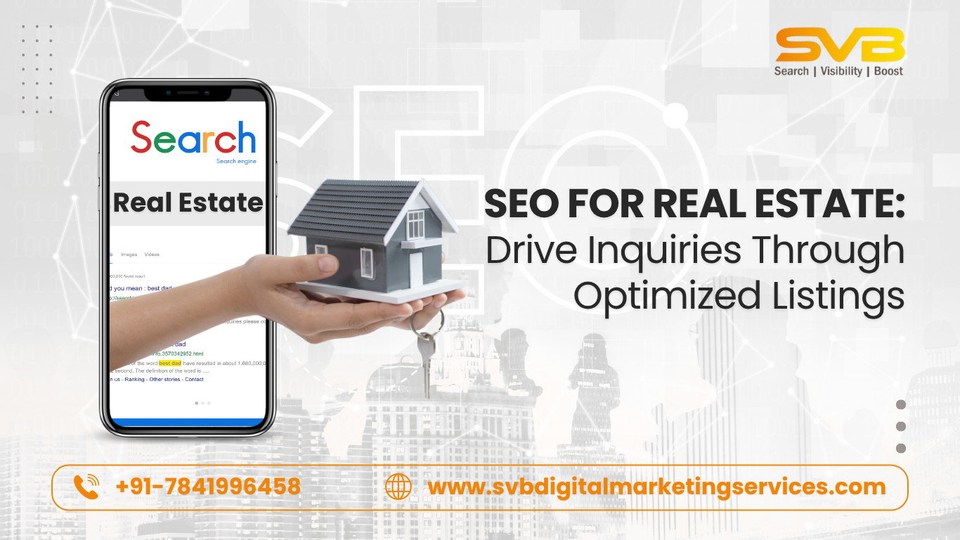 Discover how SEO can transform your real estate listings into powerful lead generators. Learn strategies to improve visibility, rank for local searches, and drive high-intent inquiries in today's digital-first market.