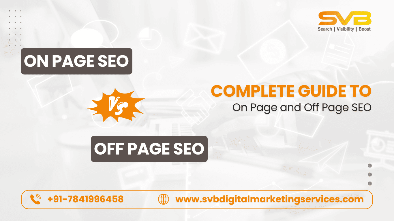 Learn the difference between on-page and off-page SEO to boost rankings with help from a skilled SEO and digital marketing company.