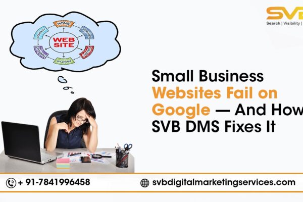 SVB DMS helps small brands regain trust and visibility with a structured small business website SEO approach built for long-term success.