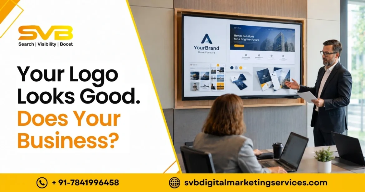 Business branding through a consistent logo, website, and visual identity
